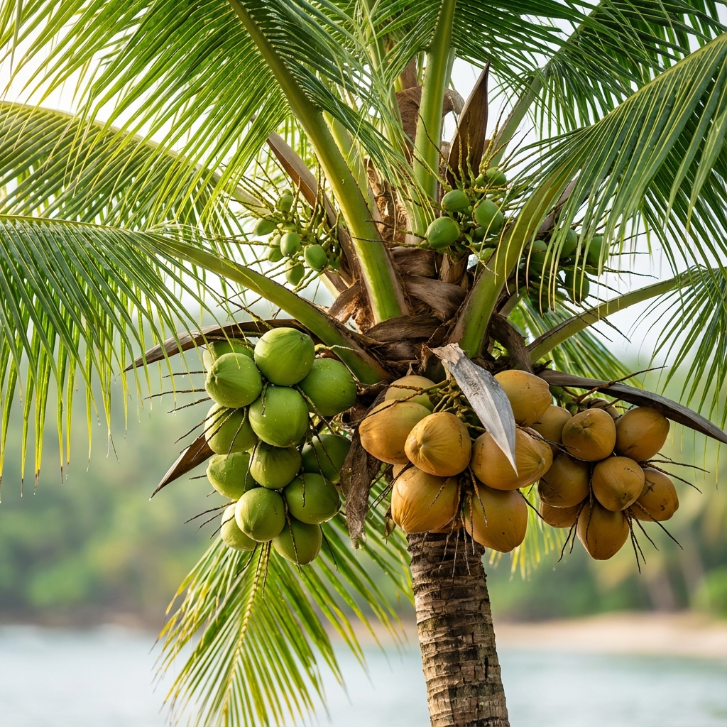 Fresh Green Coconuts